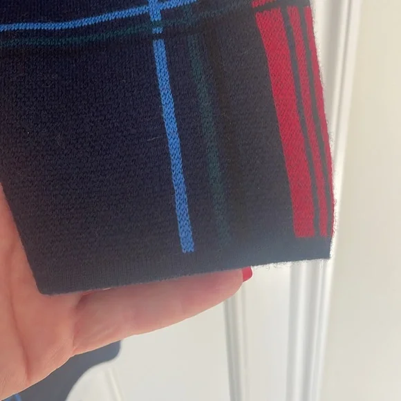 Talbots, NWOT, size small. Plaid Open Front Cardigan - Picture 4 of 7